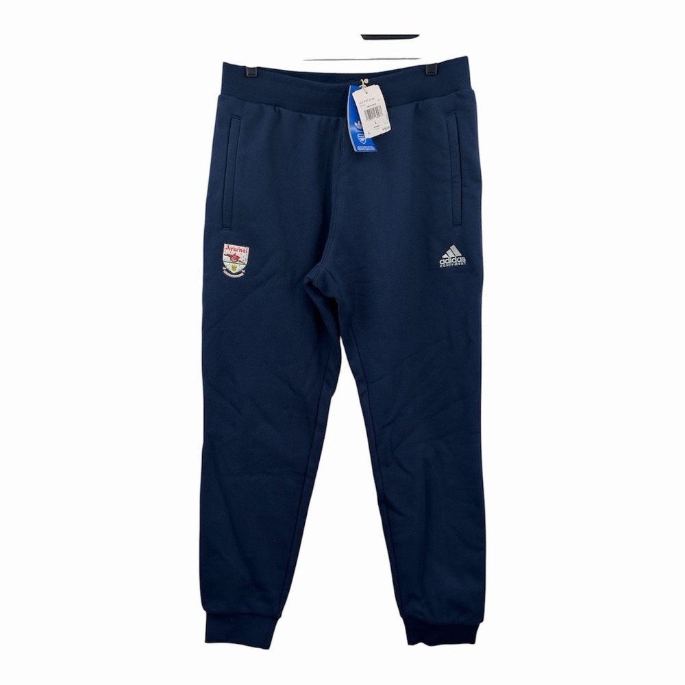 Adidas ARSENAL 92-94‎ Dark Navy Soccer Warmup Sweatpants JZ4077 Men's Sz Large